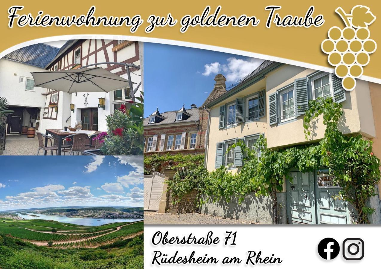 Fewo Zur Goldenen Traube ฮูเดสไฮม์ แอม ไฮน์ ภายนอก รูปภาพ